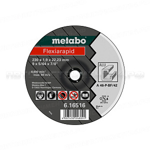 Круг отр Alu Flexiarapid 230x1,9x22,23 Metabo